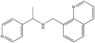 [1-(pyridin-4-yl)ethyl](quinolin-8-ylmethyl)amine Struktur