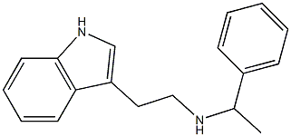 [2-(1H-indol-3-yl)ethyl](1-phenylethyl)amine Struktur