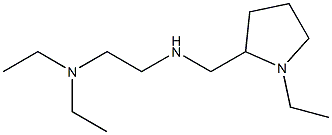 [2-(diethylamino)ethyl][(1-ethylpyrrolidin-2-yl)methyl]amine Struktur