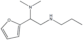 [2-(dimethylamino)-2-(furan-2-yl)ethyl](propyl)amine Struktur