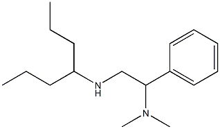 [2-(dimethylamino)-2-phenylethyl](heptan-4-yl)amine Struktur