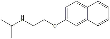 [2-(naphthalen-2-yloxy)ethyl](propan-2-yl)amine Struktur