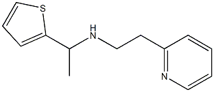 [2-(pyridin-2-yl)ethyl][1-(thiophen-2-yl)ethyl]amine Struktur