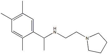 [2-(pyrrolidin-1-yl)ethyl][1-(2,4,5-trimethylphenyl)ethyl]amine Struktur