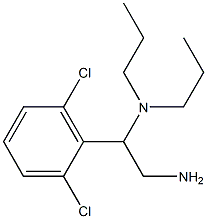 [2-amino-1-(2,6-dichlorophenyl)ethyl]dipropylamine Struktur