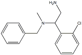 [2-amino-1-(2-chlorophenyl)ethyl](benzyl)methylamine Struktur