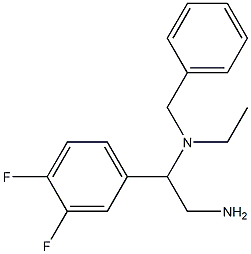 [2-amino-1-(3,4-difluorophenyl)ethyl](benzyl)ethylamine Struktur