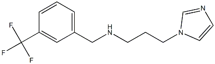 [3-(1H-imidazol-1-yl)propyl]({[3-(trifluoromethyl)phenyl]methyl})amine Struktur