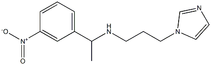 [3-(1H-imidazol-1-yl)propyl][1-(3-nitrophenyl)ethyl]amine Struktur