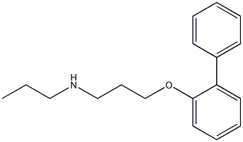 [3-(2-phenylphenoxy)propyl](propyl)amine Struktur