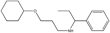 [3-(cyclohexyloxy)propyl](1-phenylpropyl)amine Struktur