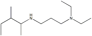 [3-(diethylamino)propyl](3-methylpentan-2-yl)amine Struktur