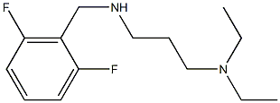 [3-(diethylamino)propyl][(2,6-difluorophenyl)methyl]amine Struktur