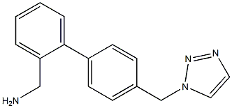 [4'-(1H-1,2,3-triazol-1-ylmethyl)-1,1'-biphenyl-2-yl]methylamine Struktur