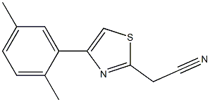 [4-(2,5-dimethylphenyl)-1,3-thiazol-2-yl]acetonitrile Struktur