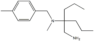 [4-(aminomethyl)heptan-4-yl](methyl)[(4-methylphenyl)methyl]amine Struktur