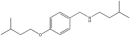 {[4-(3-methylbutoxy)phenyl]methyl}(3-methylbutyl)amine Struktur