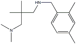 {2-[(dimethylamino)methyl]-2-methylpropyl}[(2,4-dimethylphenyl)methyl]amine Struktur