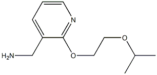 {2-[2-(propan-2-yloxy)ethoxy]pyridin-3-yl}methanamine Struktur