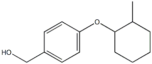 {4-[(2-methylcyclohexyl)oxy]phenyl}methanol Struktur