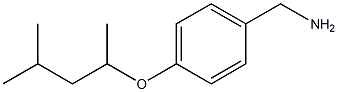 {4-[(4-methylpentan-2-yl)oxy]phenyl}methanamine Struktur