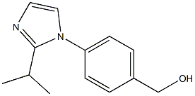 {4-[2-(propan-2-yl)-1H-imidazol-1-yl]phenyl}methanol Struktur