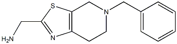 {5-benzyl-4H,5H,6H,7H-pyrido[4,3-d][1,3]thiazol-2-yl}methanamine Struktur