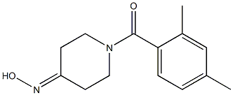 1-(2,4-dimethylbenzoyl)piperidin-4-one oxime Struktur