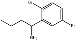 1-(2,5-dibromophenyl)butan-1-amine Struktur