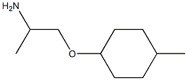 1-(2-aminopropoxy)-4-methylcyclohexane Struktur