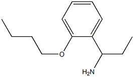 1-(2-butoxyphenyl)propan-1-amine Struktur