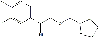 1-(3,4-dimethylphenyl)-2-(oxolan-2-ylmethoxy)ethan-1-amine Struktur