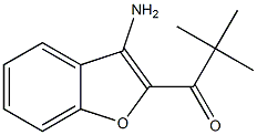 1-(3-amino-1-benzofuran-2-yl)-2,2-dimethylpropan-1-one Struktur