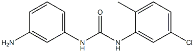 1-(3-aminophenyl)-3-(5-chloro-2-methylphenyl)urea Struktur