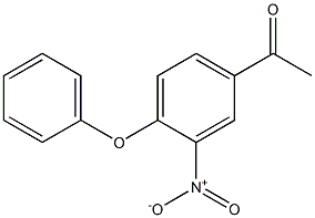 1-(3-nitro-4-phenoxyphenyl)ethan-1-one Struktur