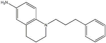 1-(3-phenylpropyl)-1,2,3,4-tetrahydroquinolin-6-amine Struktur