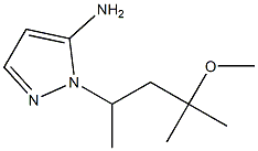 1-(4-methoxy-4-methylpentan-2-yl)-1H-pyrazol-5-amine Struktur