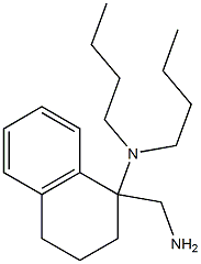 1-(aminomethyl)-N,N-dibutyl-1,2,3,4-tetrahydronaphthalen-1-amine Struktur