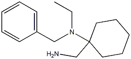 1-(aminomethyl)-N-benzyl-N-ethylcyclohexan-1-amine Struktur