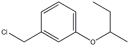 1-(butan-2-yloxy)-3-(chloromethyl)benzene Struktur