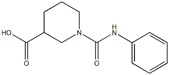 1-(phenylcarbamoyl)piperidine-3-carboxylic acid Struktur