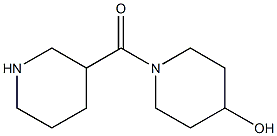 1-(piperidin-3-ylcarbonyl)piperidin-4-ol Struktur