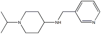 1-(propan-2-yl)-N-(pyridin-3-ylmethyl)piperidin-4-amine Struktur