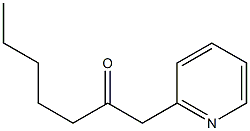 1-(pyridin-2-yl)heptan-2-one Struktur