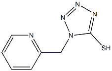 1-(pyridin-2-ylmethyl)-1H-1,2,3,4-tetrazole-5-thiol Struktur