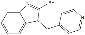 1-(pyridin-4-ylmethyl)-1H-1,3-benzodiazole-2-thiol Struktur