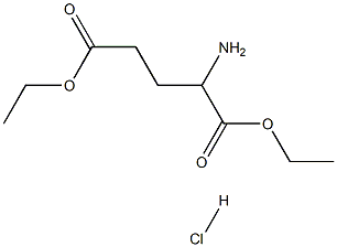 1,5-diethyl 2-aminopentanedioate hydrochloride Struktur