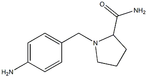 1-[(4-aminophenyl)methyl]pyrrolidine-2-carboxamide Struktur