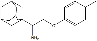 1-[1-amino-2-(4-methylphenoxy)ethyl]adamantane Struktur