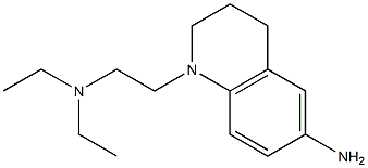 1-[2-(diethylamino)ethyl]-1,2,3,4-tetrahydroquinolin-6-amine Struktur